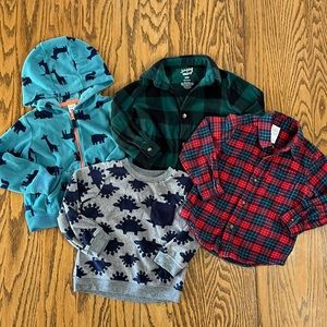 24M Winter bundle, 3 Carters & 1 Jumping bean